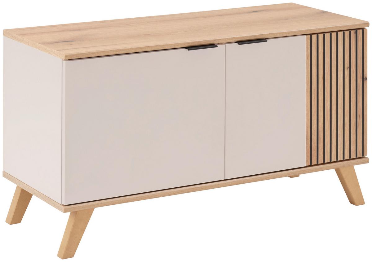 Garderobe Clever Kaschmir /Eichefarben B: 145,5cm - Kaschmir/Eichefarben, MODERN, Holzwerkstoff (145,5/193/38cm)