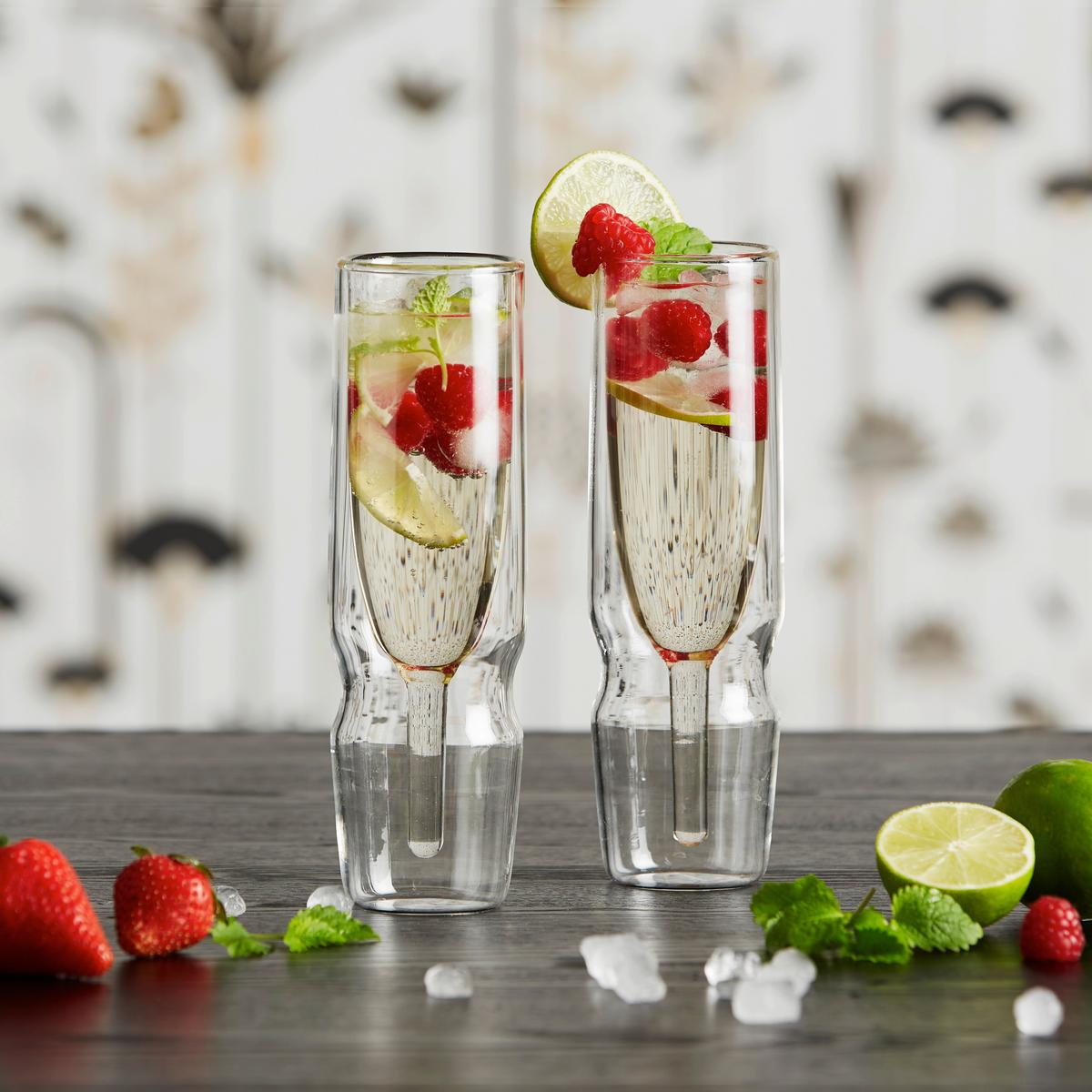 SKLENICE NA SEKT FUSION - čiré, Moderní, sklo - Premium Living