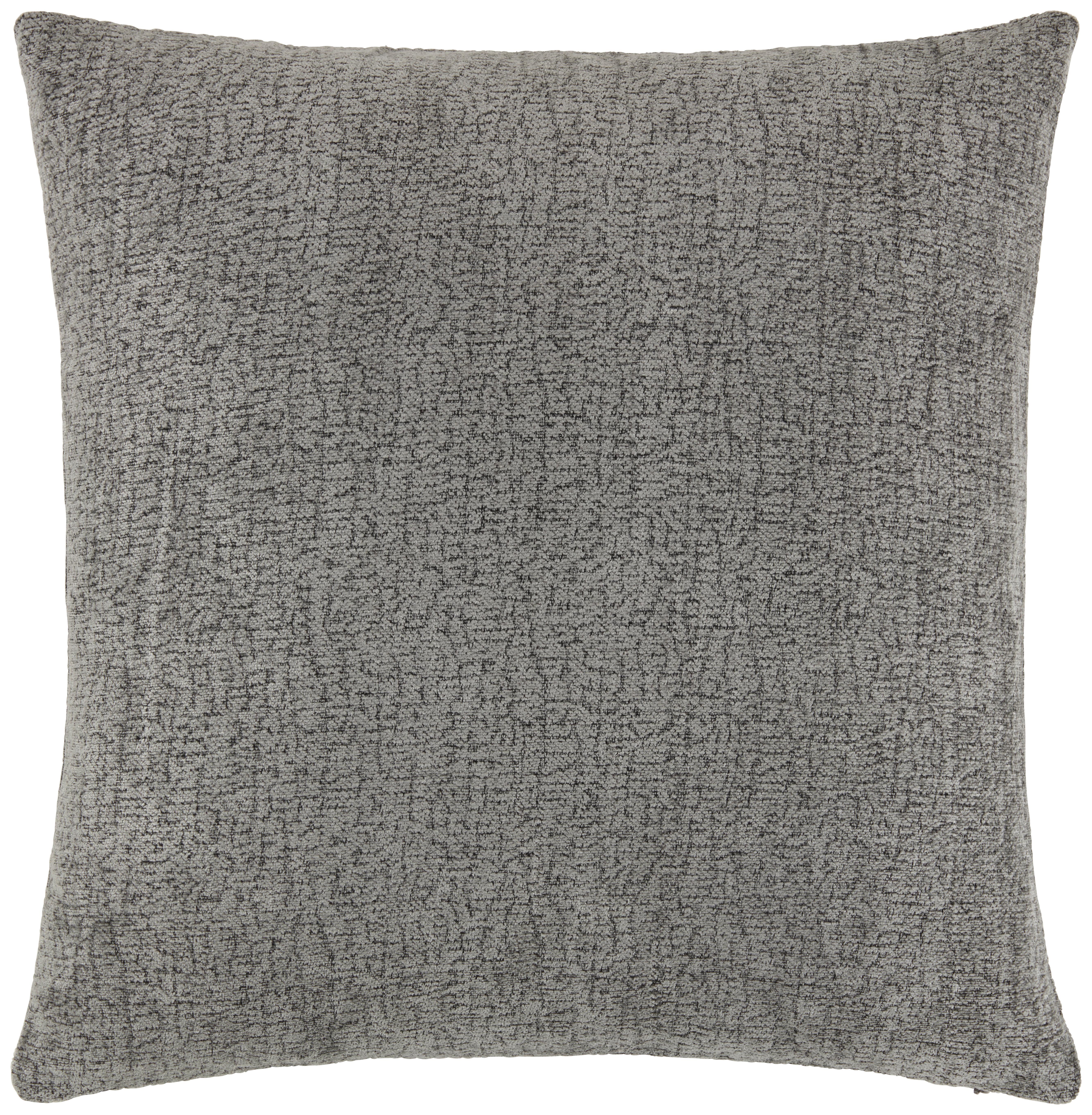 POTAH NA POLŠTÁŘ Roger, 48/48cm, antracitová - antracitová, Basics, textil (50/50cm) - Premium Living