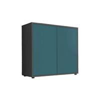 Kommode 79 Cm Mailand Typ 4, Anthrazit - Anthrazit/Petrol, MODERN, Holzwerkstoff (79/73/33cm) - MID.YOU