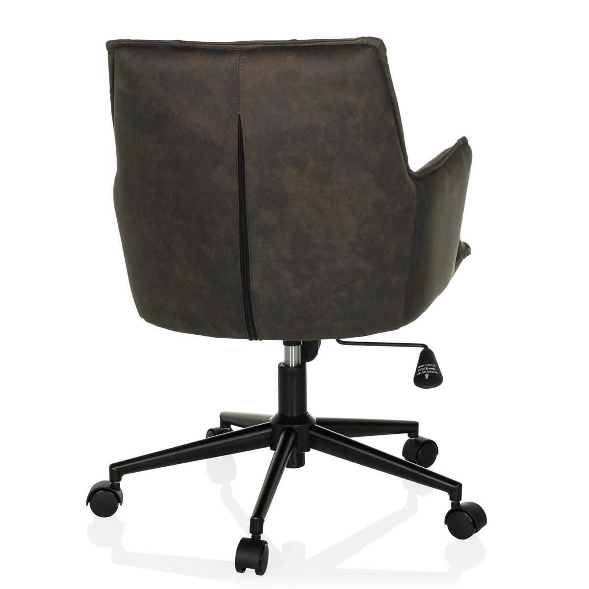 Drehstuhl Solao Life Dunkelgrau B: 54 cm - Dunkelgrau/Schwarz, MODERN, Kunststoff/Textil (54/85/70cm) - MID.YOU