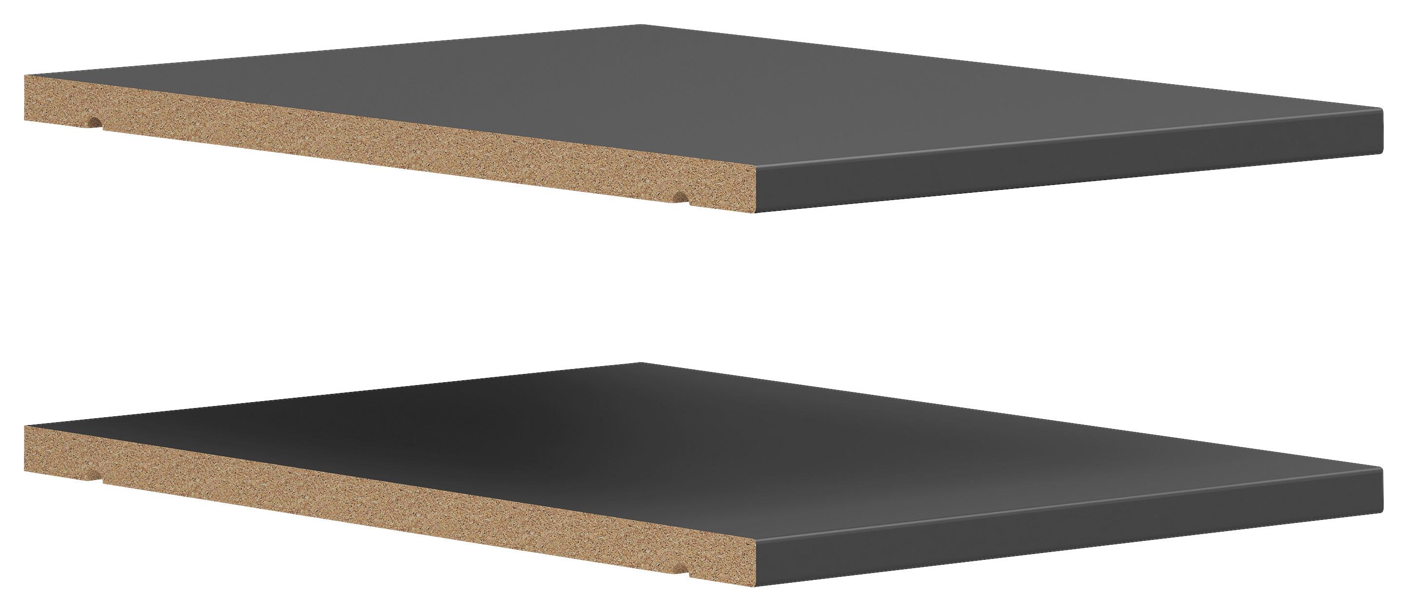 VKLADACIA POLICA MULTISTAURAUM 26,9cm - grafitová, Modern, kompozitné drevo (26,9/3/35,8cm)