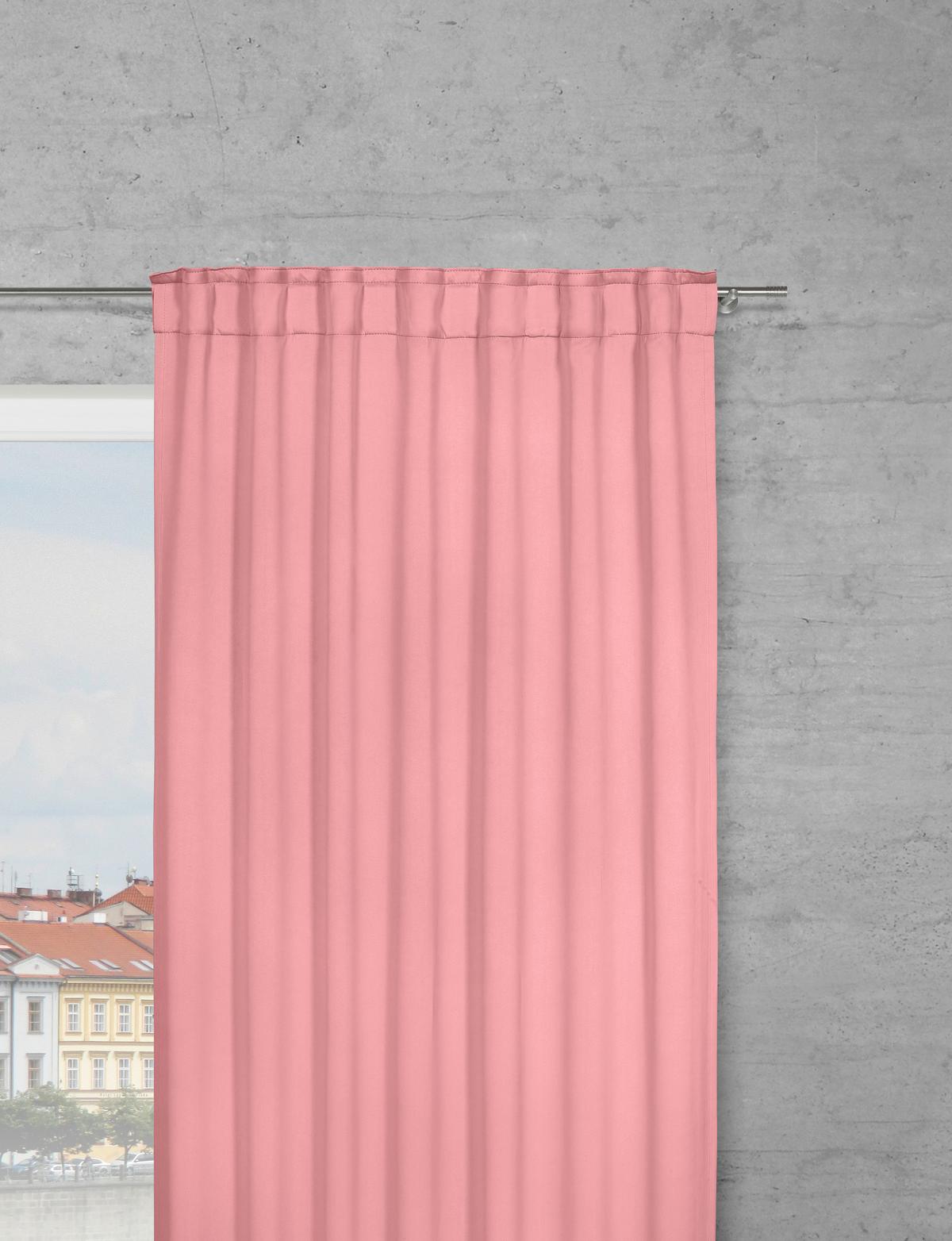 Zatemňovací závěs Riccardo,140/245cm,starorůžová - starorůžová, Moderní, textil (140/245cm) - Premium Living