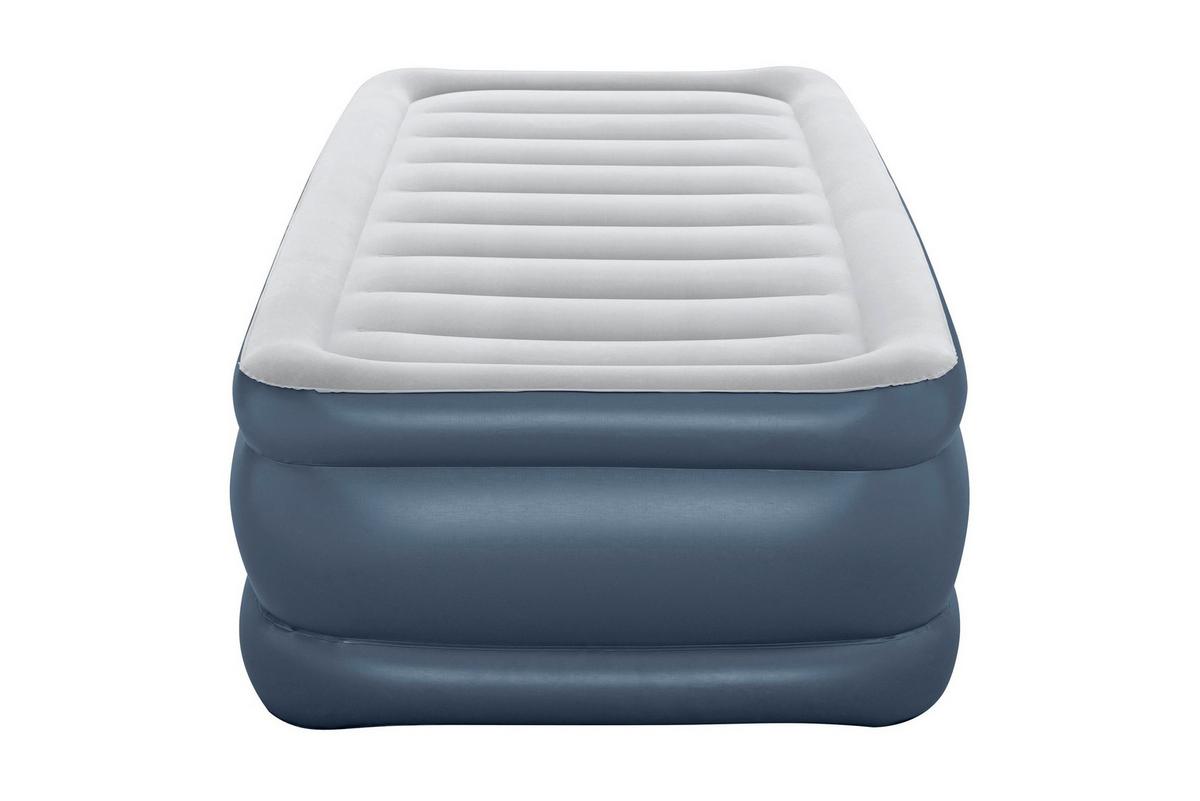 Luftbett Günther 191x97x51 cm Bis 150kg, inkl. Pumpe - Dunkelblau/Grau, KONVENTIONELL, Kunststoff/Metall (191/97/51cm) - Bestway