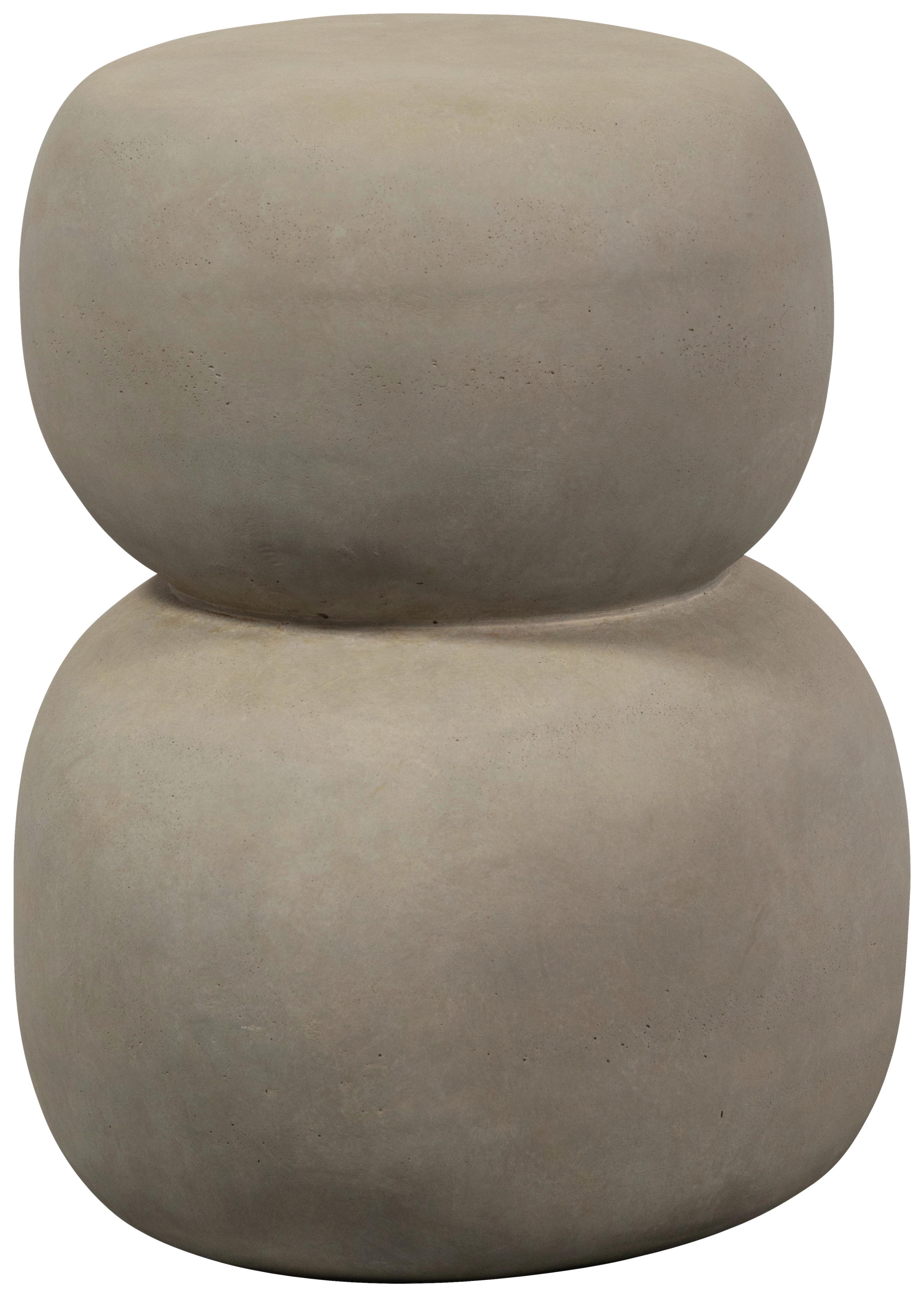 Couchtisch Oda Graugrün L: 41 cm - Graugrün, Design, Glas (41/35/47cm) - Livetastic