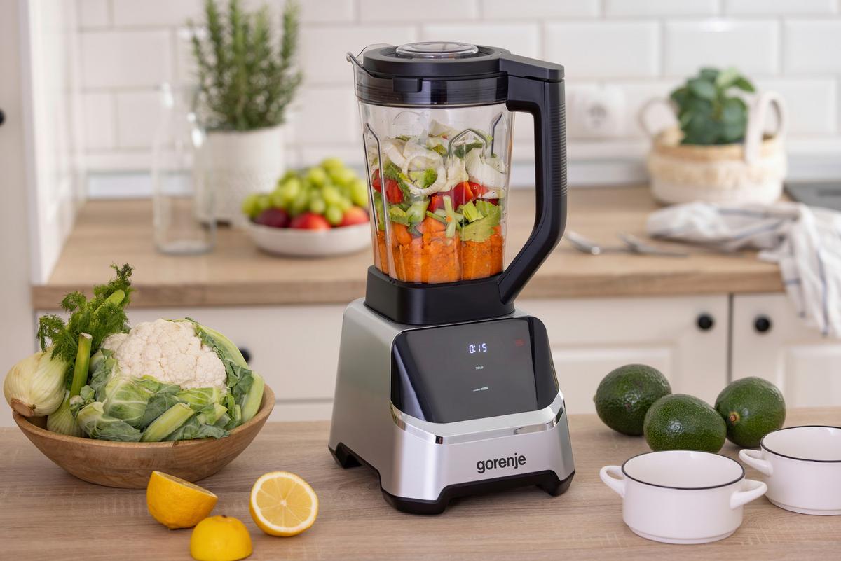 STANDMIXER 1500W, 2 Liter - Edelstahlfarben, Basics, Kunststoff/Metall (19,2/43,2/24cm) - Gorenje