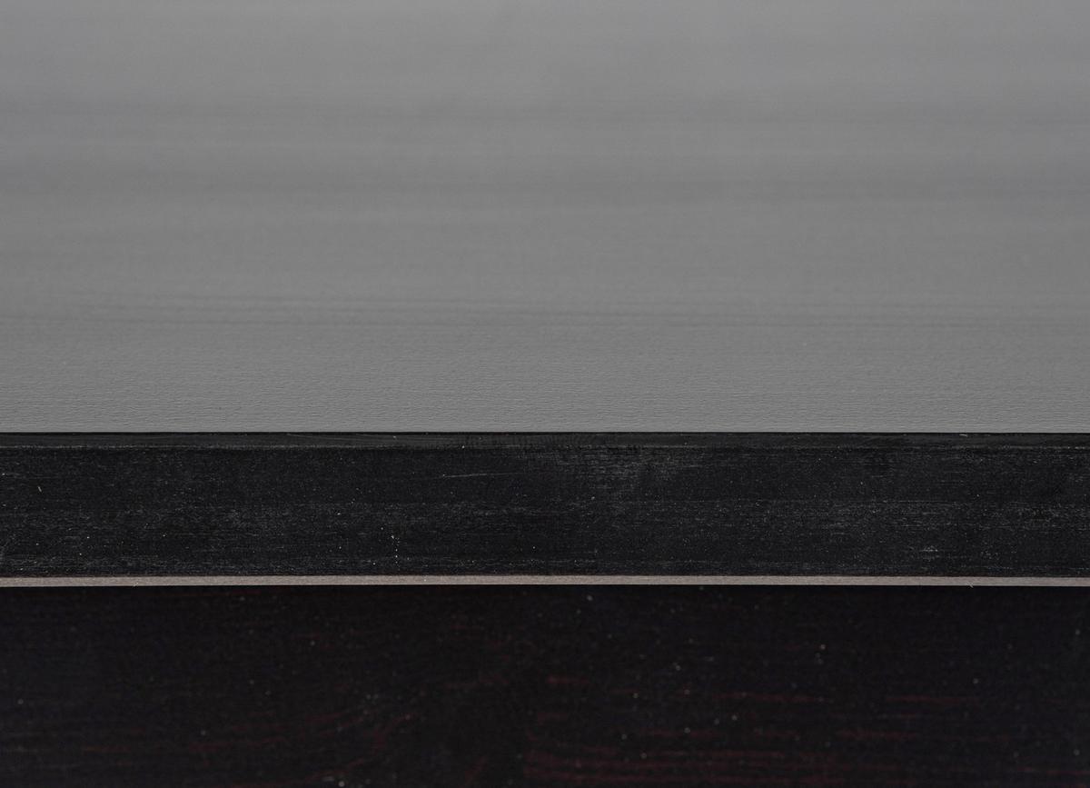 Beistelltisch Kiefer Massiv Hiltwin, Schwarz - Schwarz, Basics, Holz (45/45/55cm) - MID.YOU