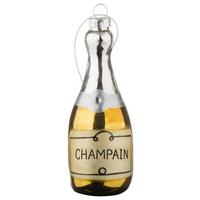 vianočná ozdoba FIGURES -PAZ- - čierna/šampanská, sklo (5/14cm) - Modern Living