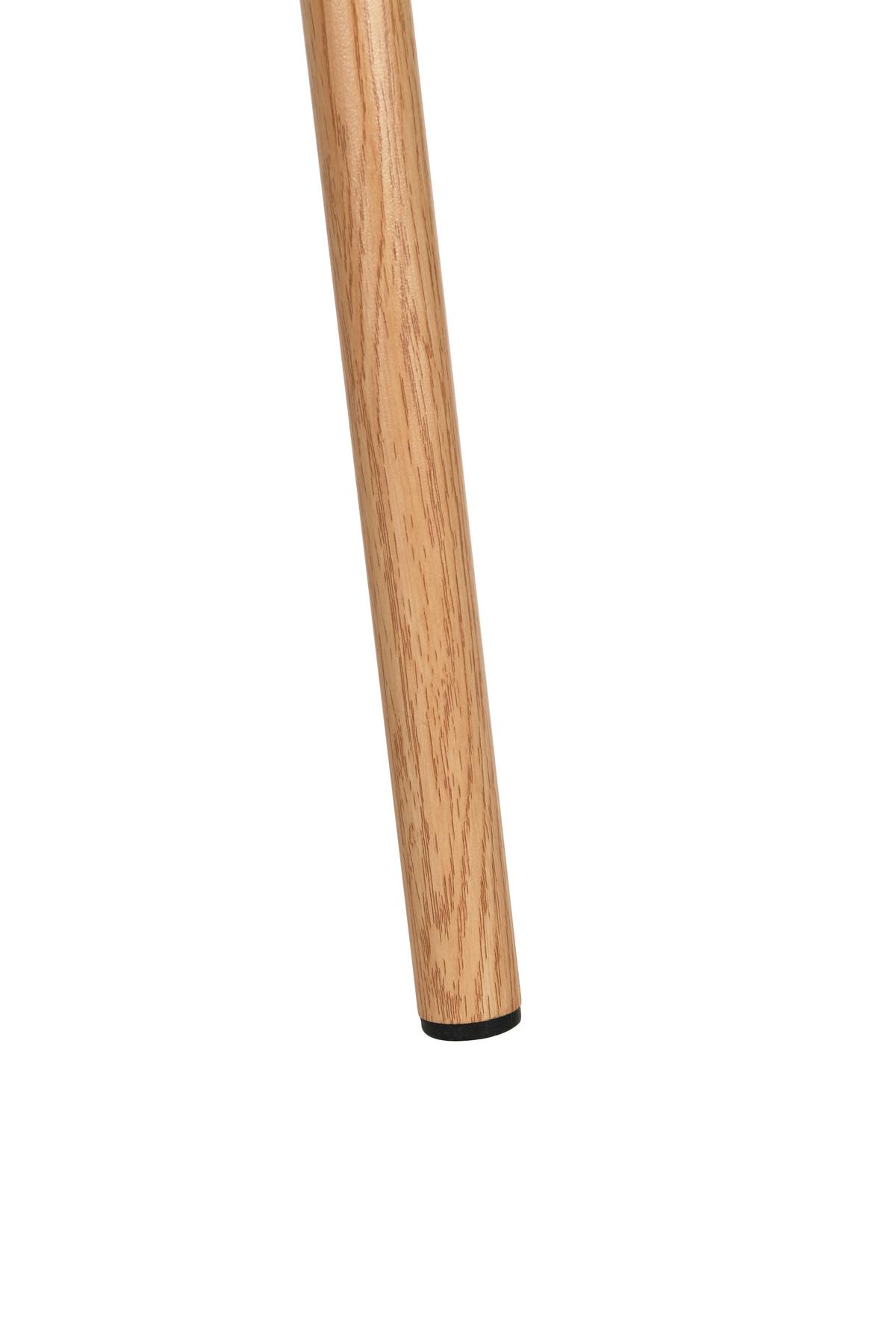 Armlehnstuhl Linea Beige/Eichefarben B: 59 cm - Eichefarben/Beige, Basics, Holz/Textil (59/75/62cm) - Livetastic