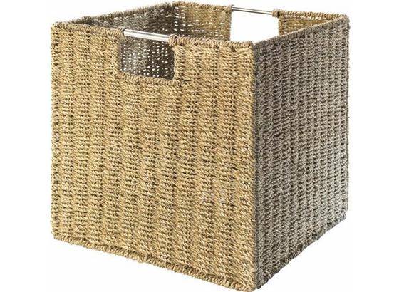 Regálový Košík Mia - prírodné farby, Konvenčný, kov/ďalšie prírodné materiály (33/32/33cm) Regálový Košík Mia - prírodné farby, Konvenčný, kov/ďalšie prírodné materiály (33/32/33cm)