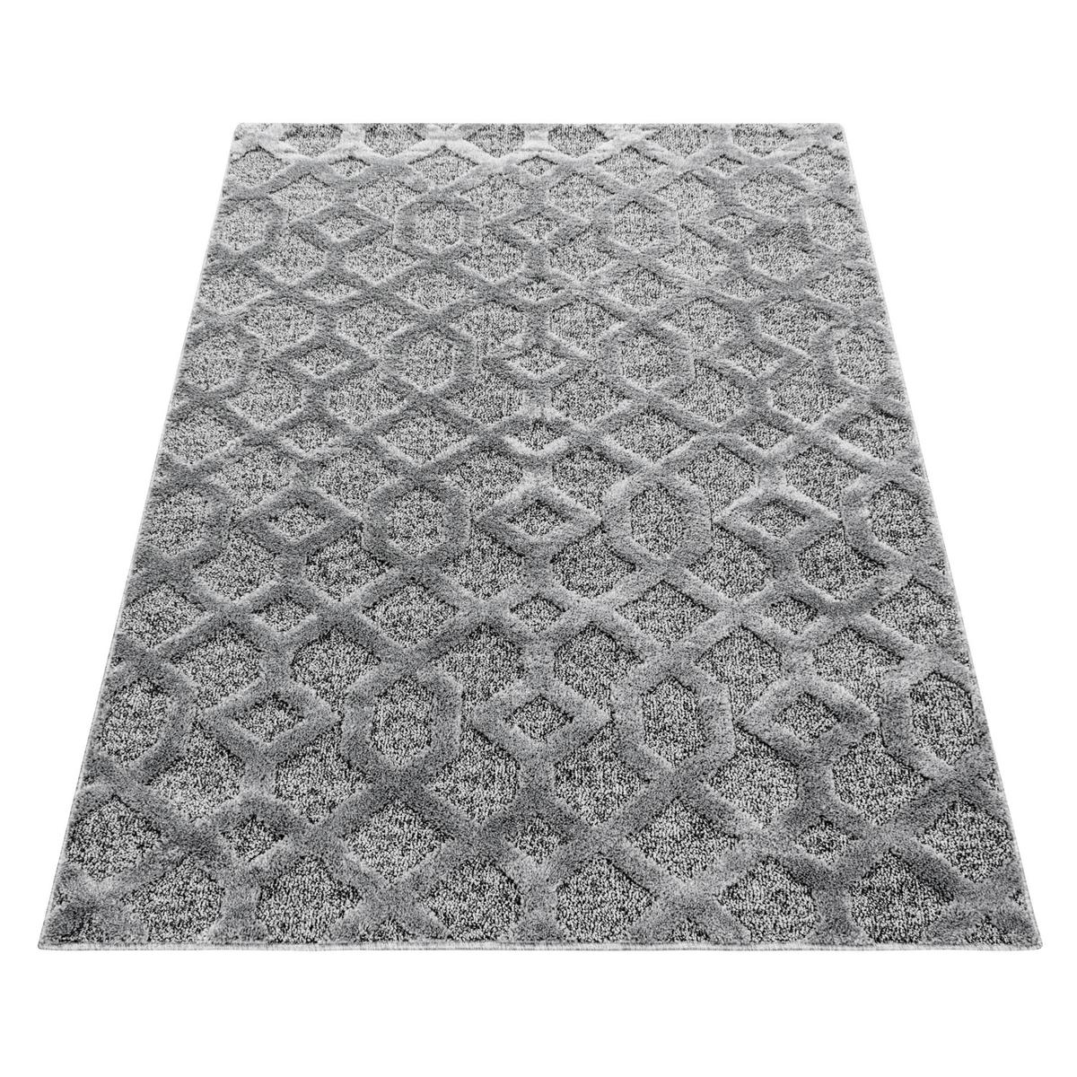 Behúň 80x250cm, sivá - sivá, Konventionell, textil (80/250cm)