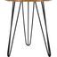 Odkladací Stolík Linda - prírodné farby/čierna, Moderný, kov/drevo (40/46,5cm) - MÖMAX modern living