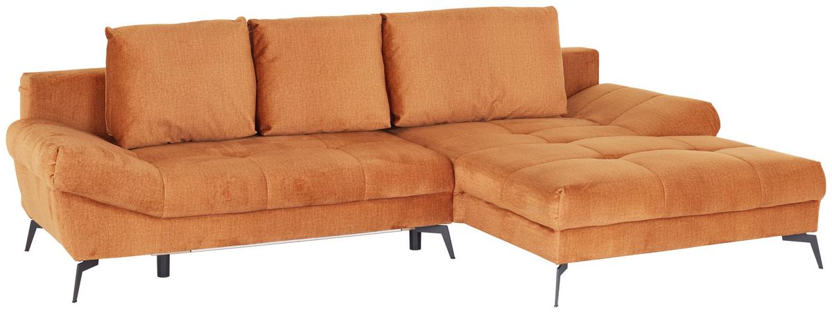 Ecksofa Mia - Gelb/Goldfarben, MODERN, Holz/Holzwerkstoff (301/187cm) - Luca Bessoni