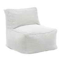 Sedací vak CAROLINE, biely menčester, max. 90 kg - biela, Modern, textil (75/84/88cm) - Mömax