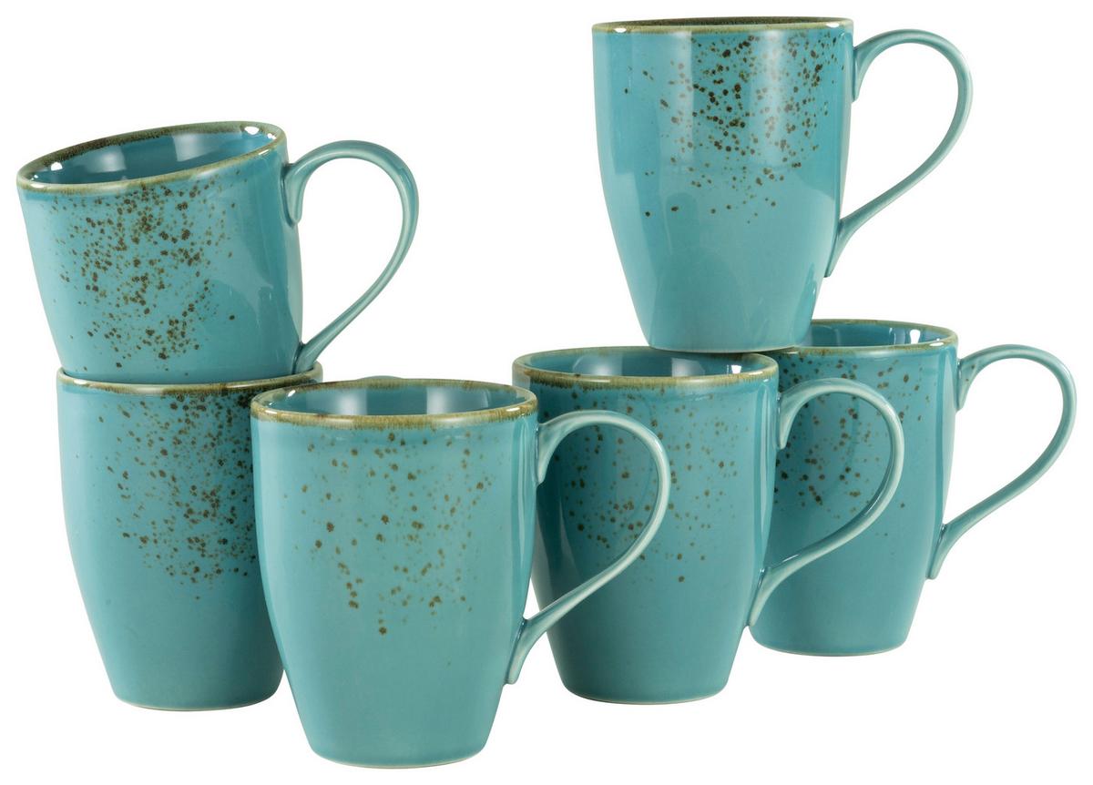 Kaffeebecherset 22043 Nature Collection - Türkis, Trend, Keramik (300ml) - Creatable