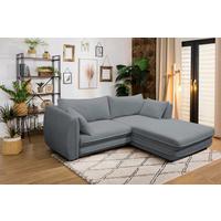 Ecksofa Vivaldi Grau S: 240x201 cm - Schwarz/Grau, Design, Textil (240/201cm) - MID.YOU