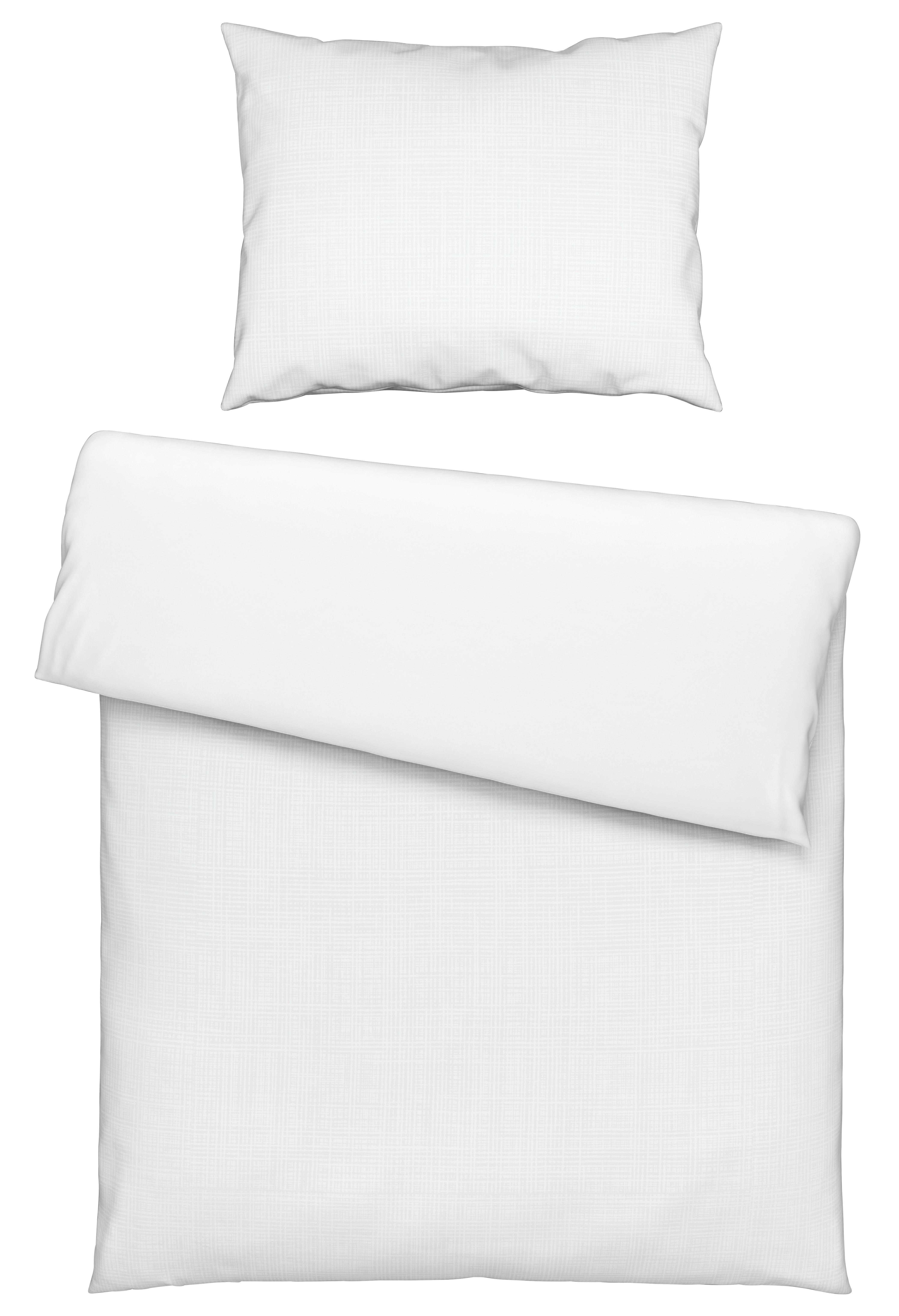 Povlečení Melania, 140/200cm, bílá - bílá, Lifestyle, textil (140/200cm) - Modern Living