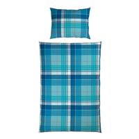 Ágyneműhuzat-garnitúra Yasmin - kék/antracit, Modern, textil - Luca Bessoni