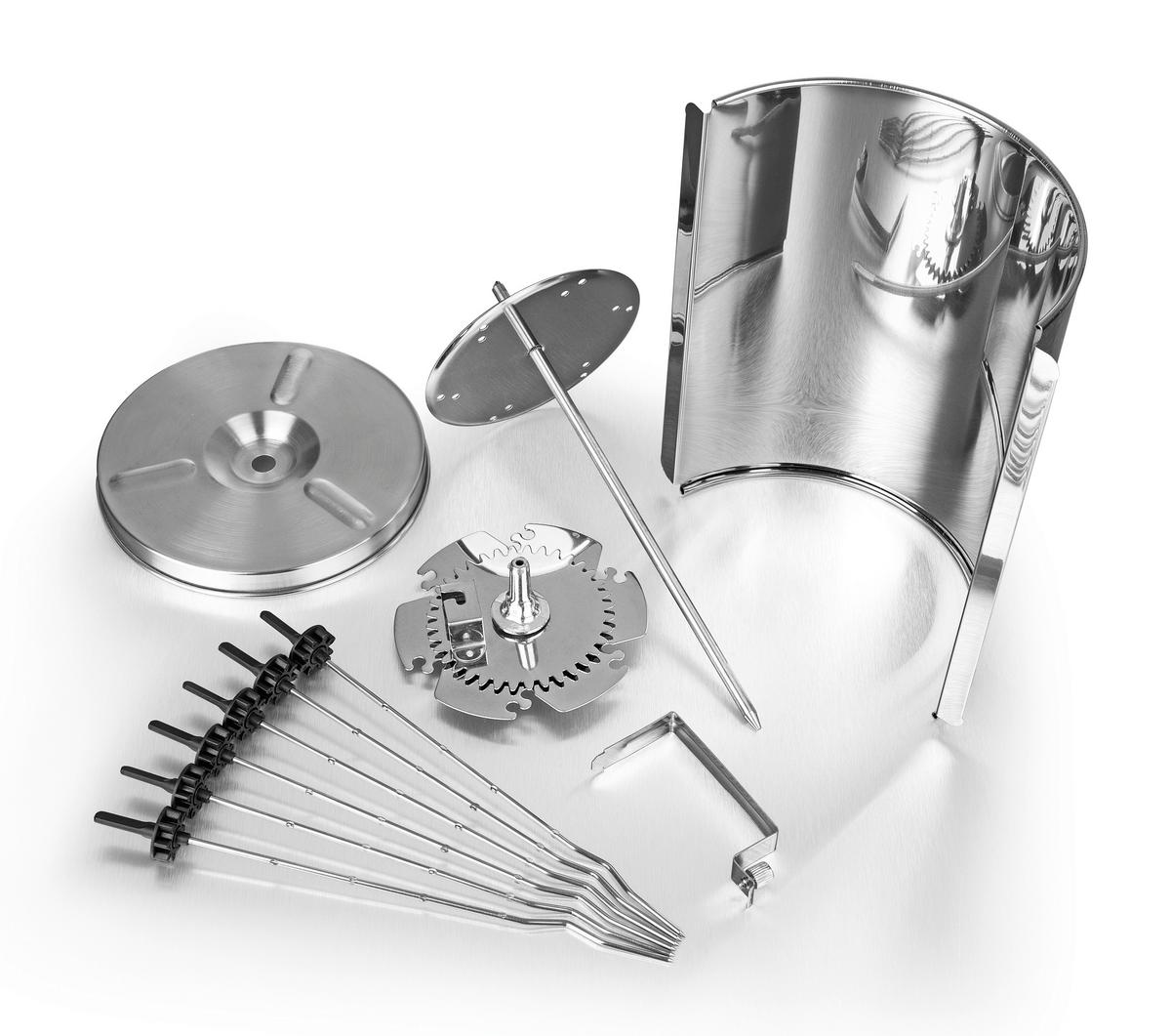 Dönergrill 13180 - Edelstahlfarben/Schwarz, Basics, Kunststoff/Metall (28/28/36cm)