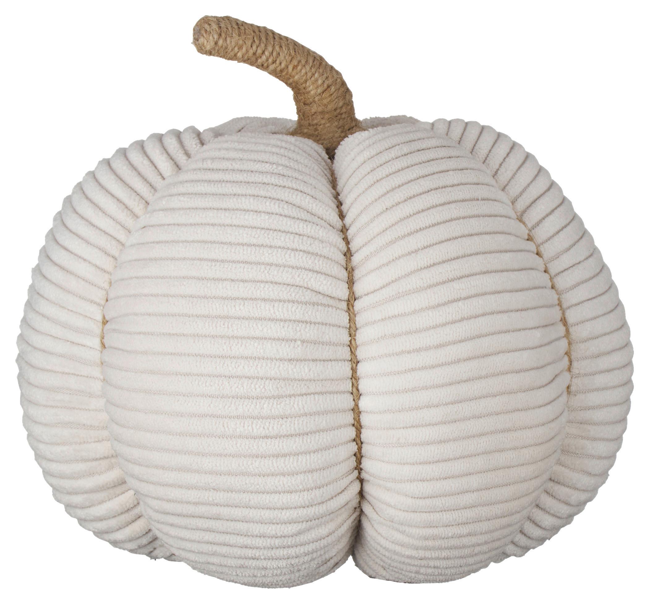 DEKORAČNÍ DÝNĚ PUMPKIN - bílá/béžová, textil (21/15cm) - Mömax