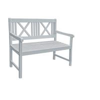 Gartenbank Holz 2 Sitzer Malmö - Basics, Holz (120/88/56cm) - Gardenson