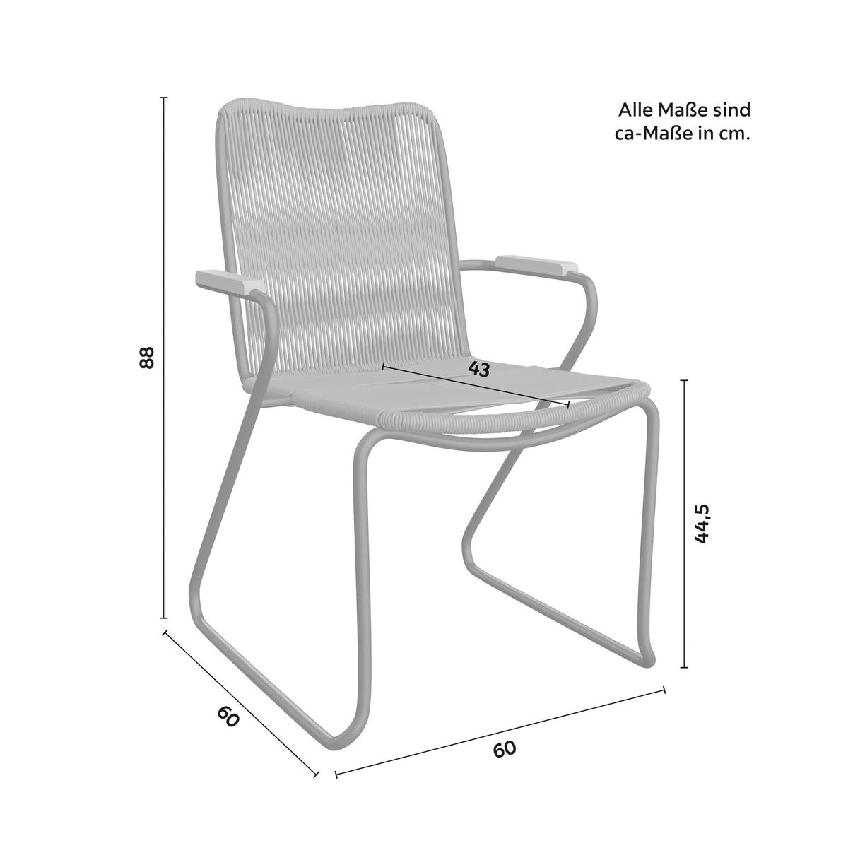 Záhradní souprava HELEN - šedá/barvy teak, Moderní, kov/textil (330/198/88cm) - Bessagi Garden