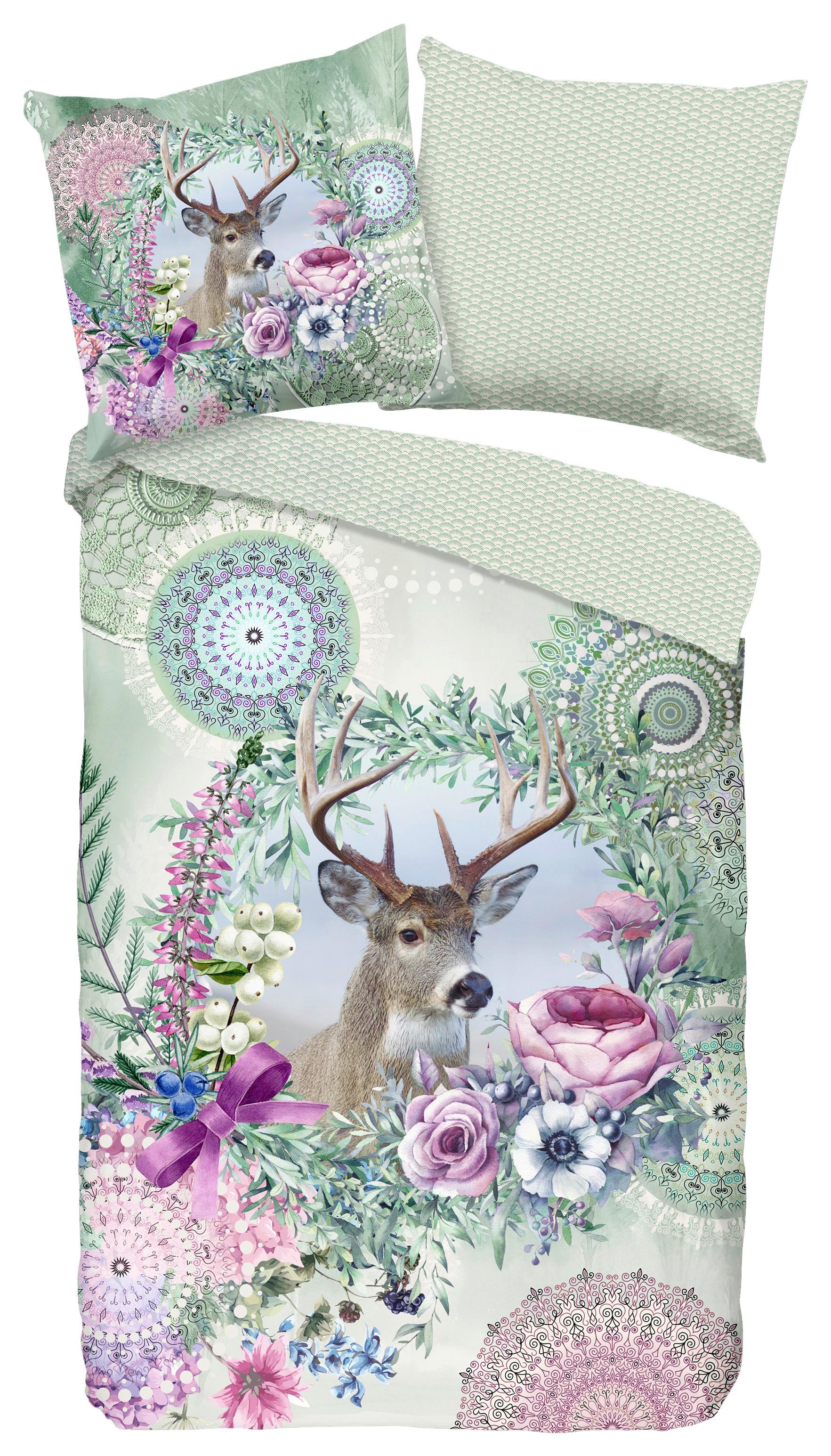 Wendebettwäsche Romini Multicolor 135x200 cm - Multicolor, Design, Textil (135/200cm)