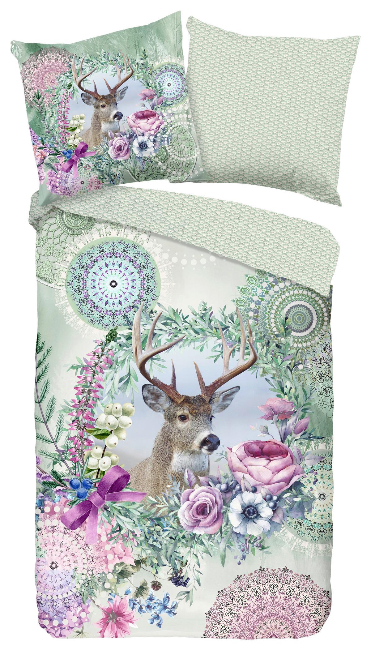 Wendebettwäsche Romini Multicolor 135x200 cm - Multicolor, Design, Textil (135/200cm)