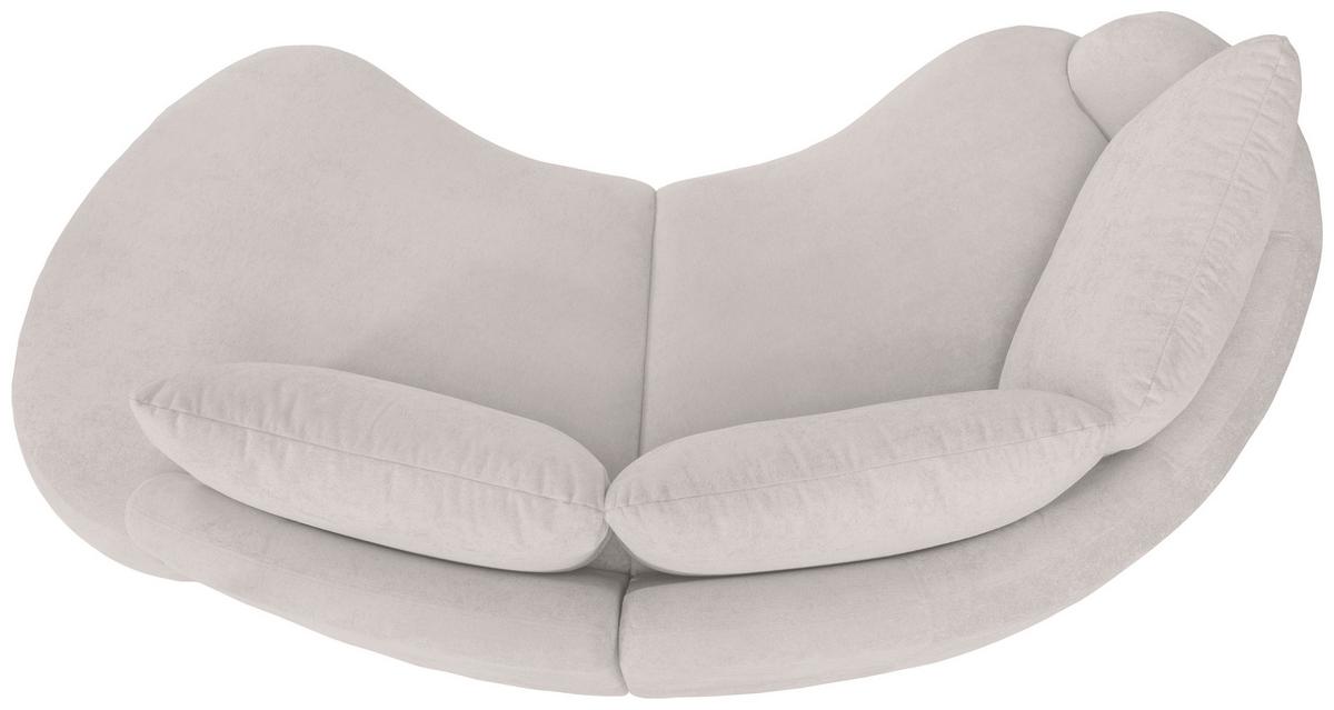 Ecksofa Doppo, Beige S: 139x250 cm - Beige/Schwarz, MODERN, Textil (139/250cm) - Livetastic