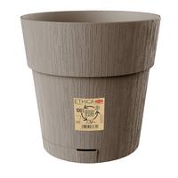 Műanyag Kaspó Ethica - barna, Basics, műanyag (30cm)