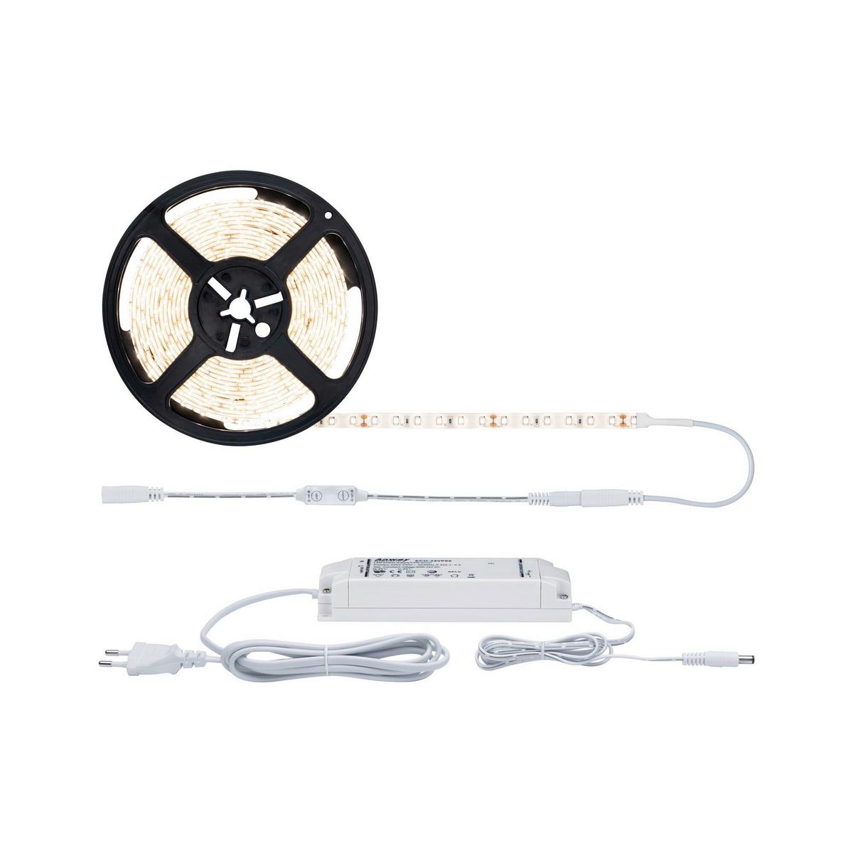 Led-streifen L: 5 M Dimmbar - Weiß, Basics, Kunststoff (500cm) - Paulmann