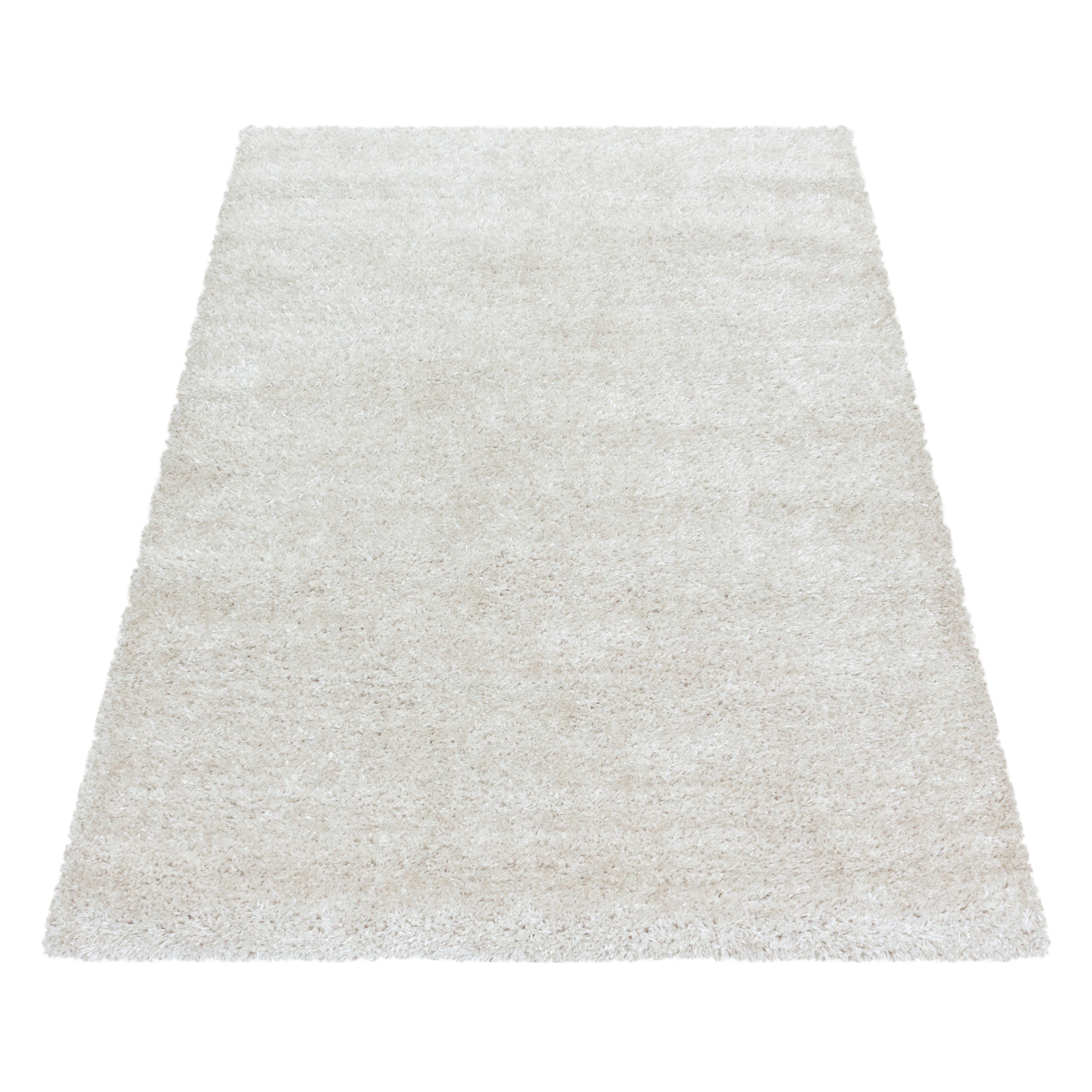 Hochflor Teppich Naturfarben Naturfaser Brilliant 140x200cm - Naturfarben, Basics, Textil (140/200cm)