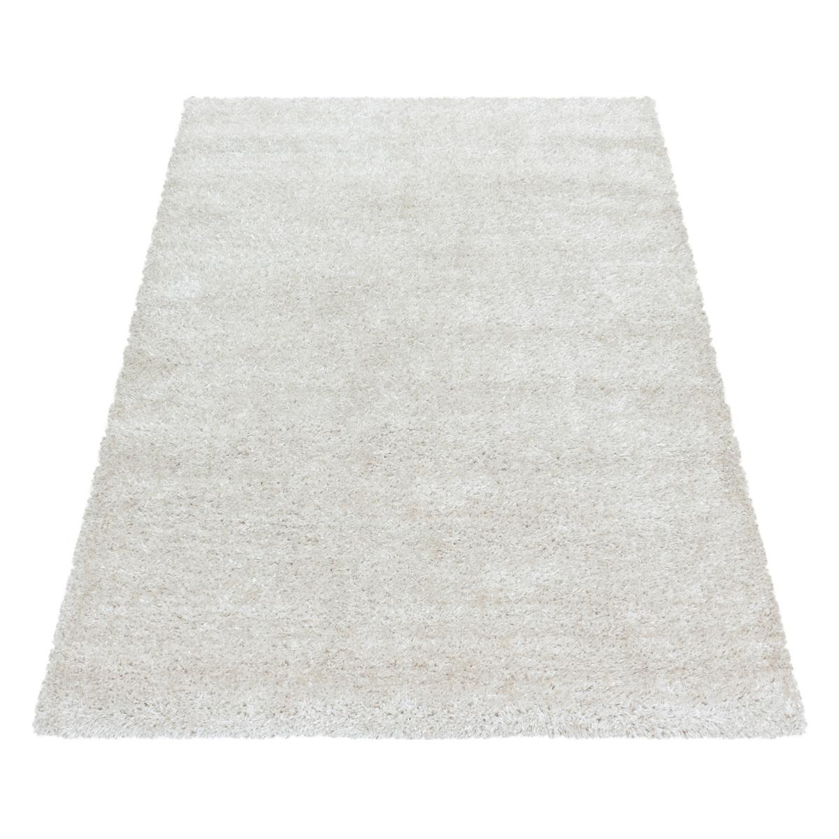 Hochflor Teppich Naturfarben Naturfaser Brilliant 60x110 cm - Naturfarben, Basics, Textil (60/110cm)