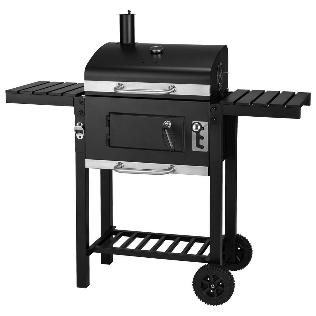 Holzkohlegrill Blacky CBQ-12398, schwarz