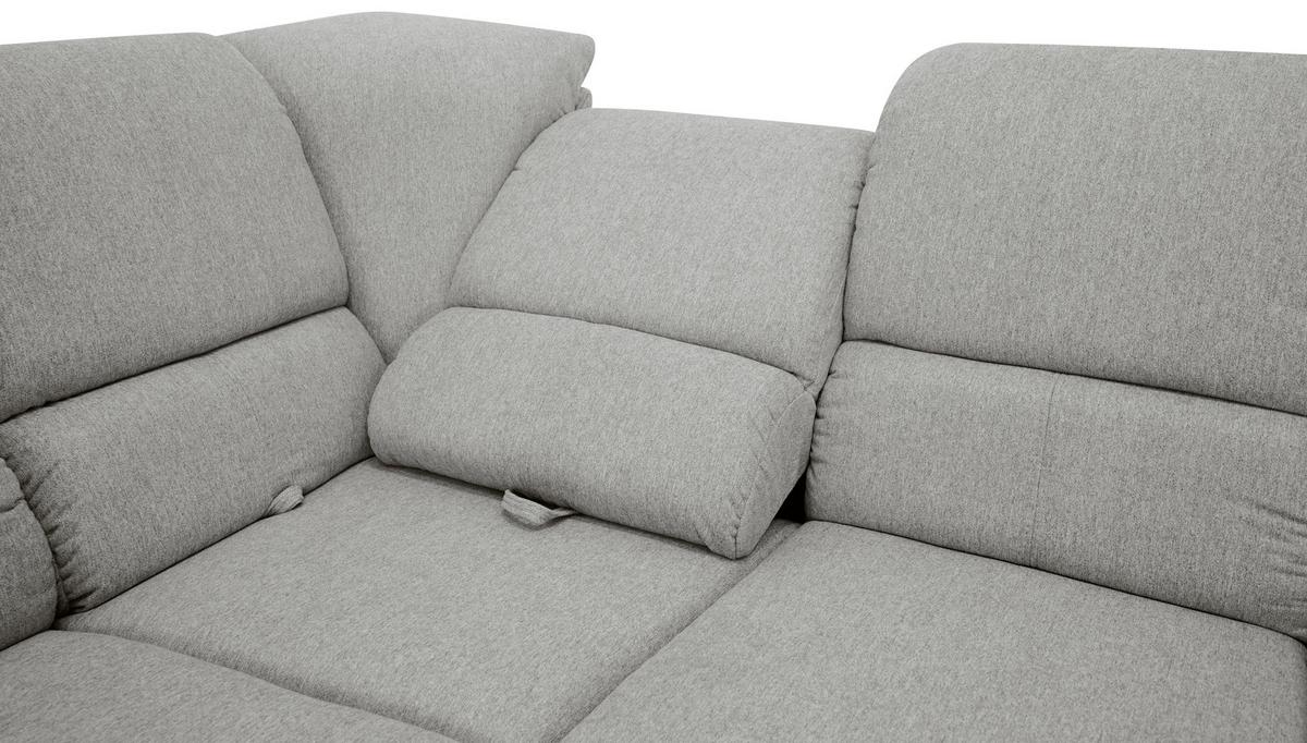 Sedačka MARSYLIA, levá, šedá - šedá, Design (219/270cm) - MID.YOU