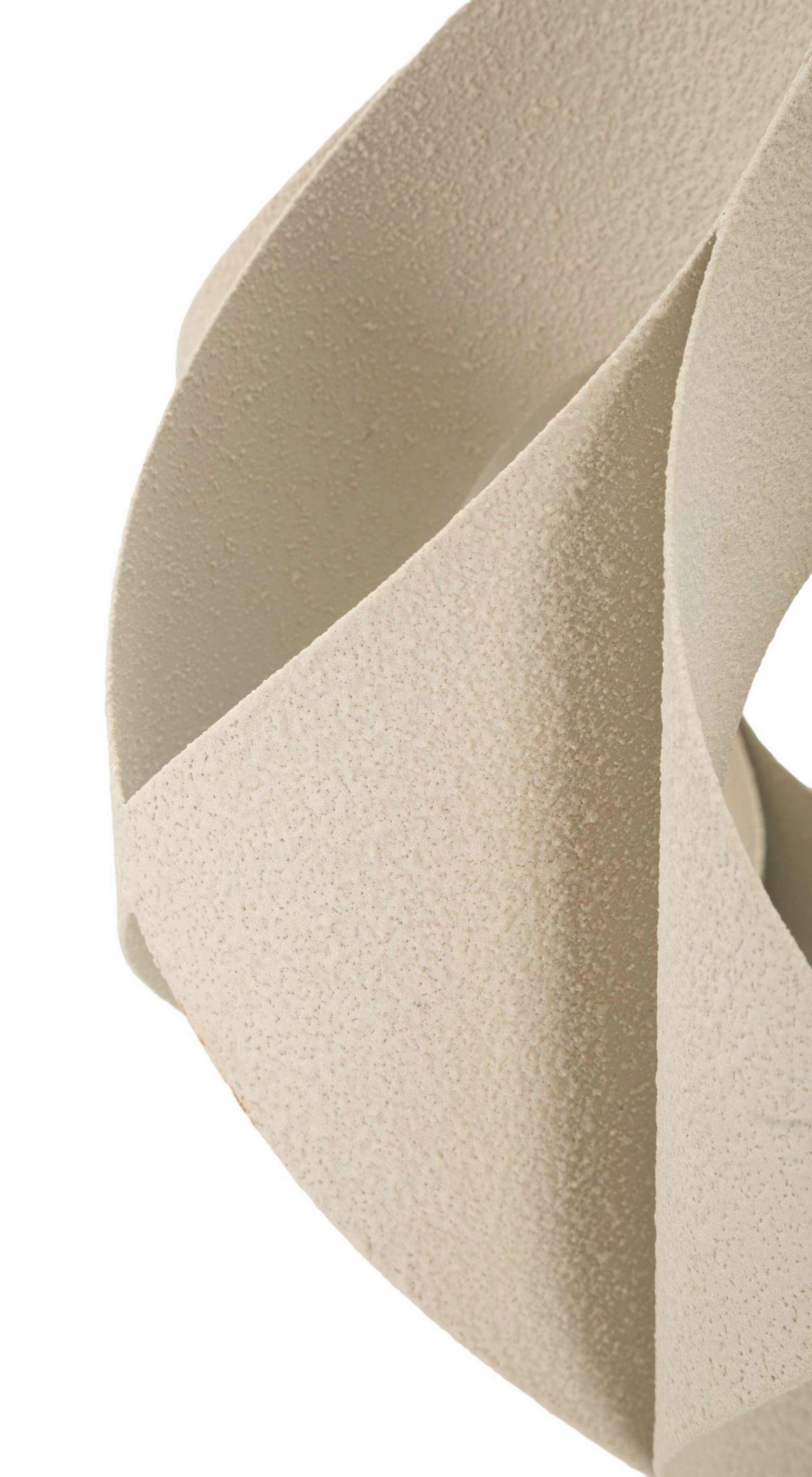 Tischleuchte Space Creme B: 28 cm - Creme, Basics, Metall (28/57/28cm)