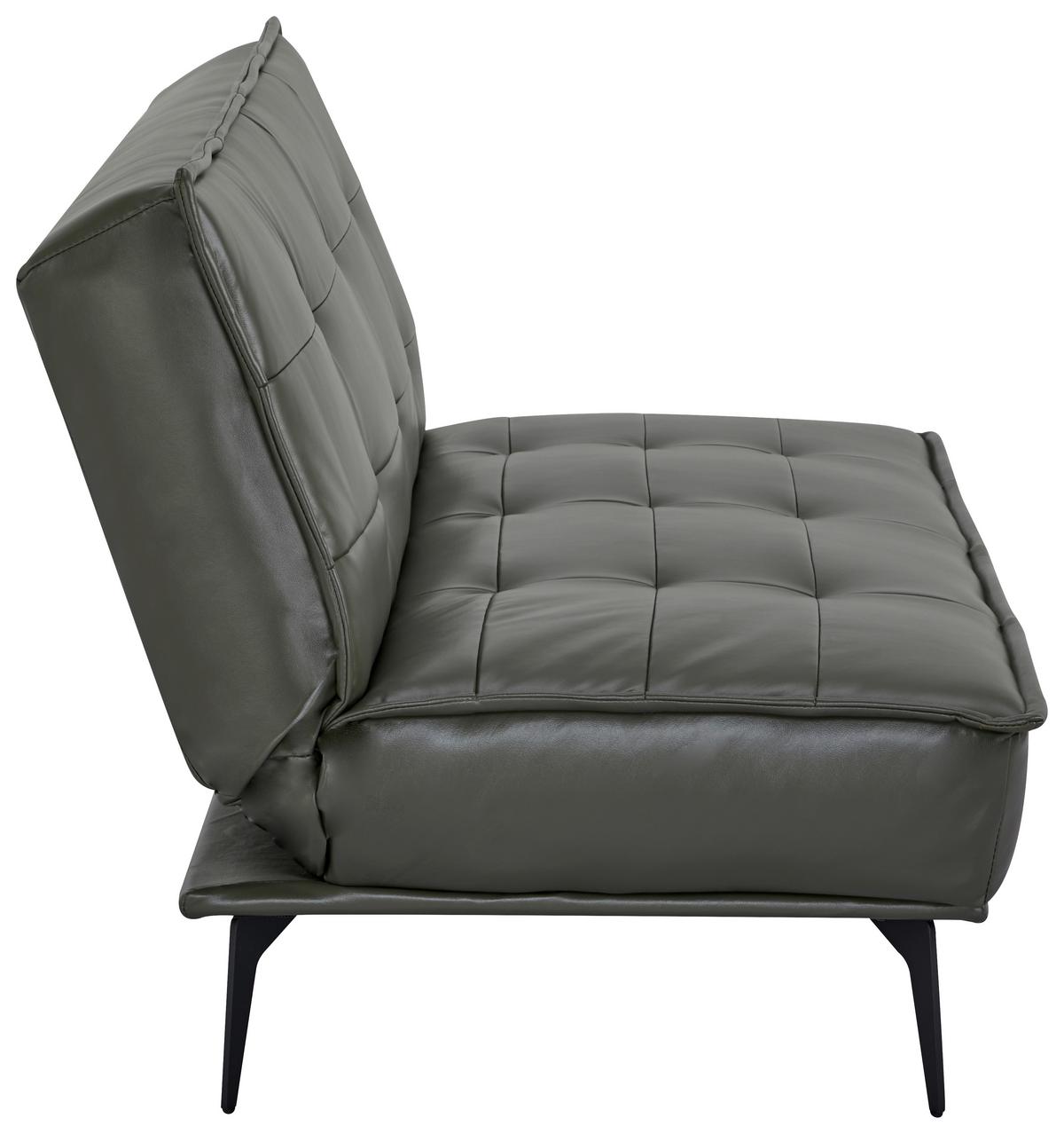Schlafsofa Levio - Schwarz/Grau, MODERN, Holz/Textil (184/90/84cm) - P & B