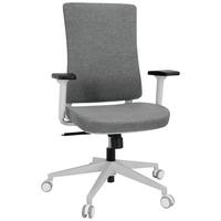 Drehstuhl Comfio Wp Grau Bis 120 Kg - Schwarz/Grau, Basics, Kunststoff/Textil (66/104/58cm) - MID.YOU