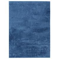 UMĚLÁ KOŽEŠINA Caroline 3, 160/220cm, modrá - tmavě modrá, Konvenční, textil (160/220cm) - Mömax