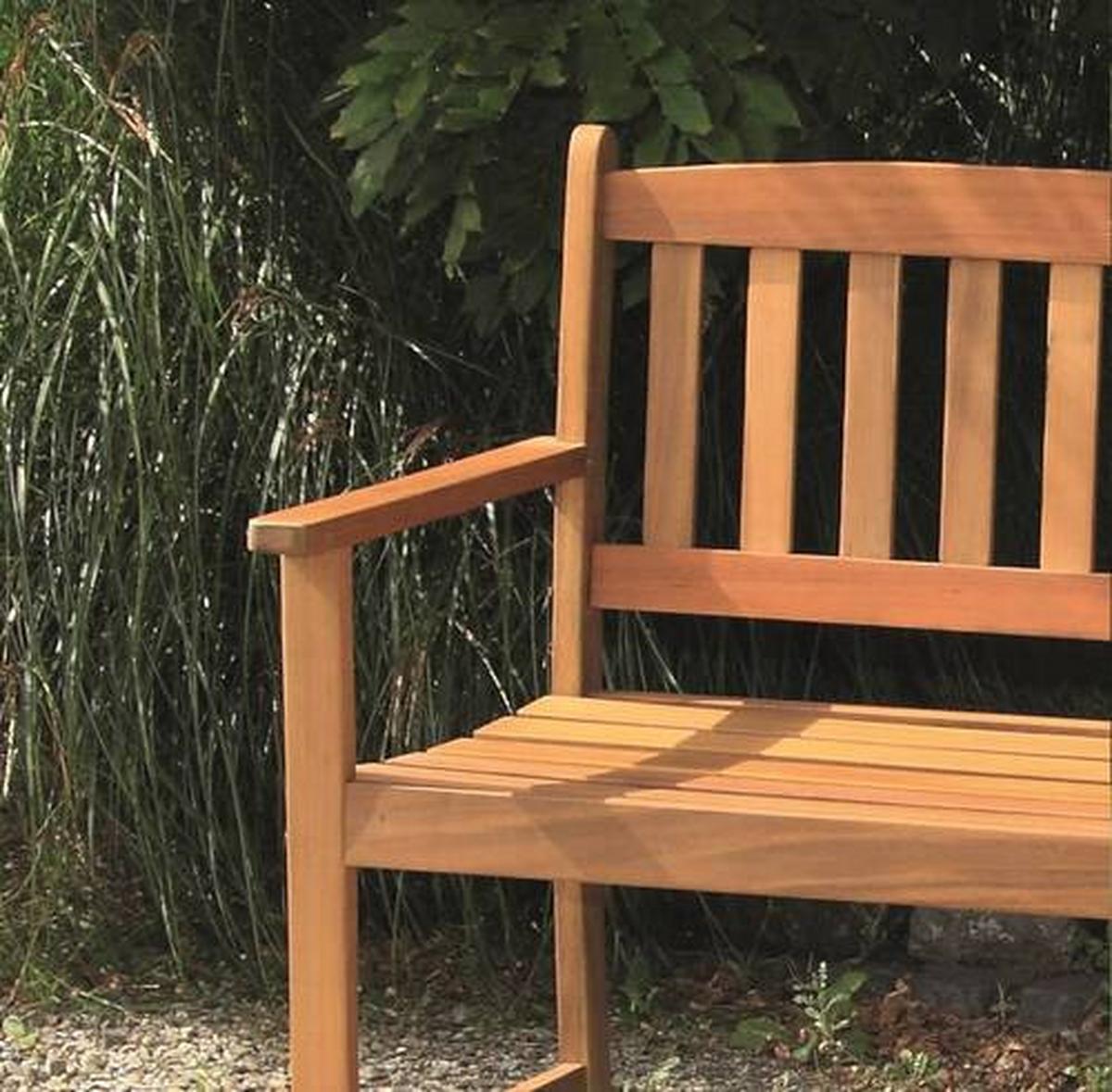 Gartenbank Holz 2-Sitzer Woody - Akaziefarben, Basics, Holz (110/56/86cm) - Acamp