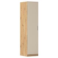 Kleiderschrank Celle Matt Champagner B: 47 cm - Champagner/Eiche Artisan, Trend, Holzwerkstoff (47/197/54cm)