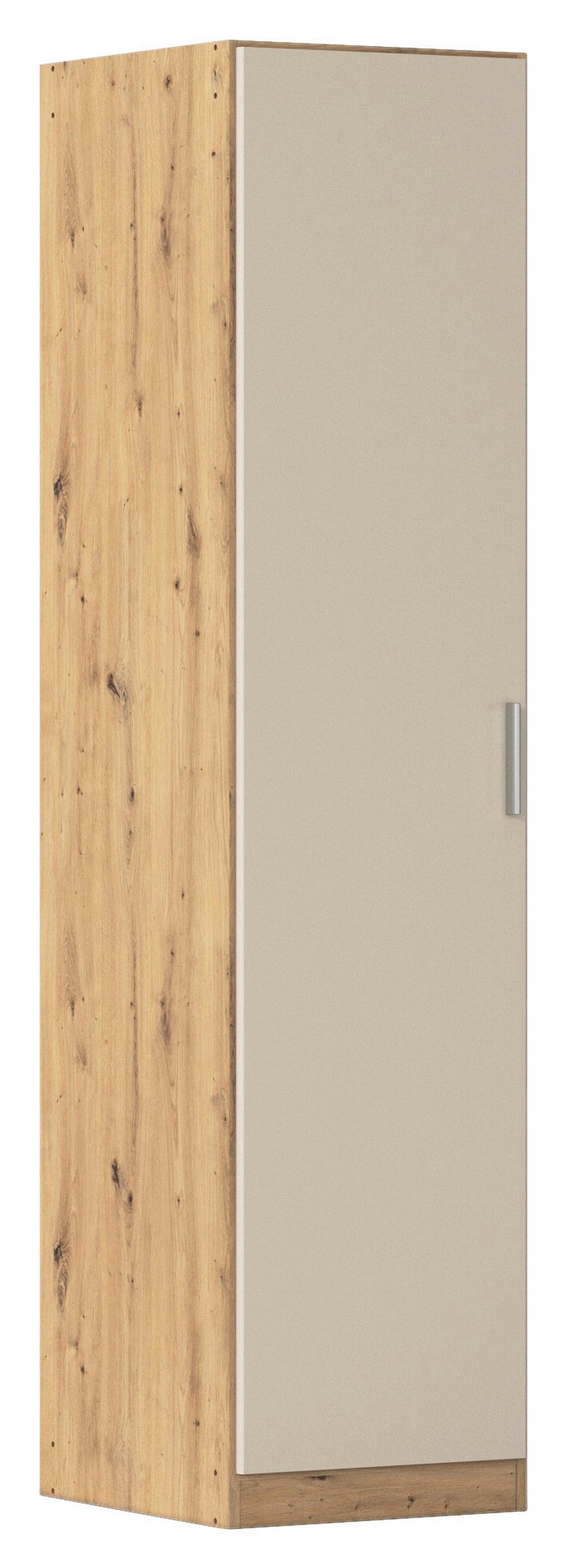 Kleiderschrank Celle Matt Champagner B: 47 cm - Champagner/Eiche Artisan, Trend, Holzwerkstoff (47/197/54cm)