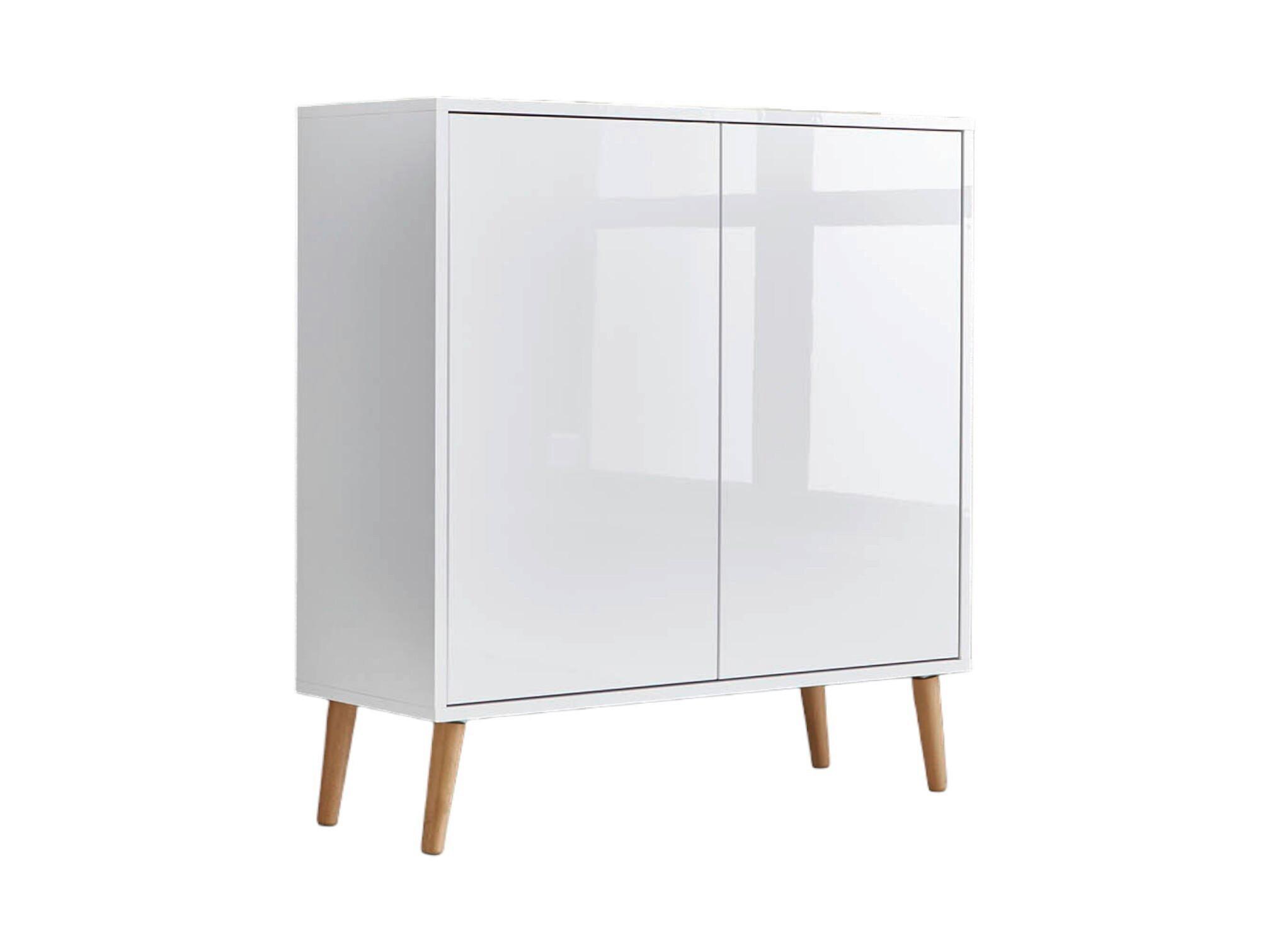 KOMMODE MAILAND TYP 4 + HF - Weiß Hochglanz/Weiß, MODERN, Holzwerkstoff (79/86/33cm) - MID.YOU