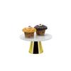 Tortenplatte Ew-Tp-2203g - Goldfarben, Basics, Stein/Metall (22cm) - Echtwerk