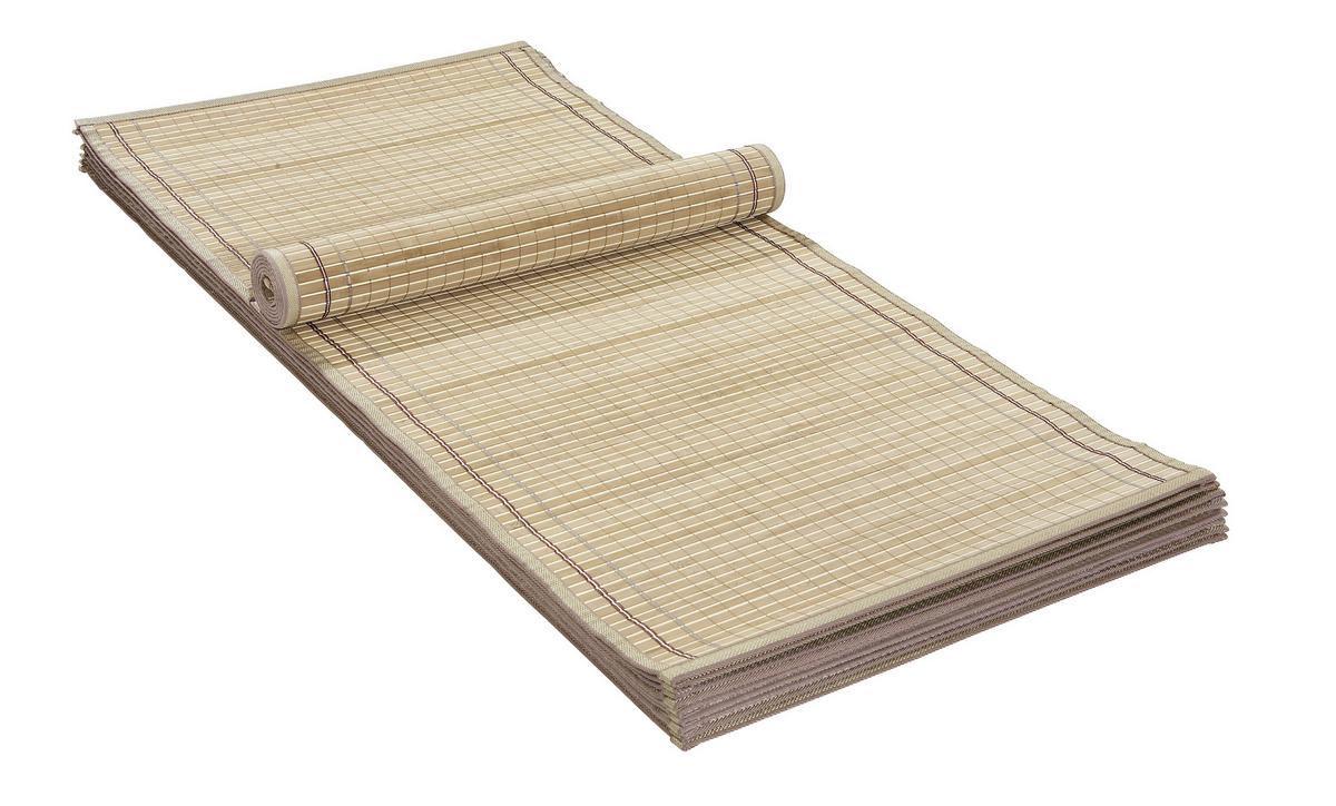 Bambus Webteppich Hellbraun Greta 70x240 cm - Hellbraun, KONVENTIONELL, Naturmaterialien (70/240cm) - James Wood