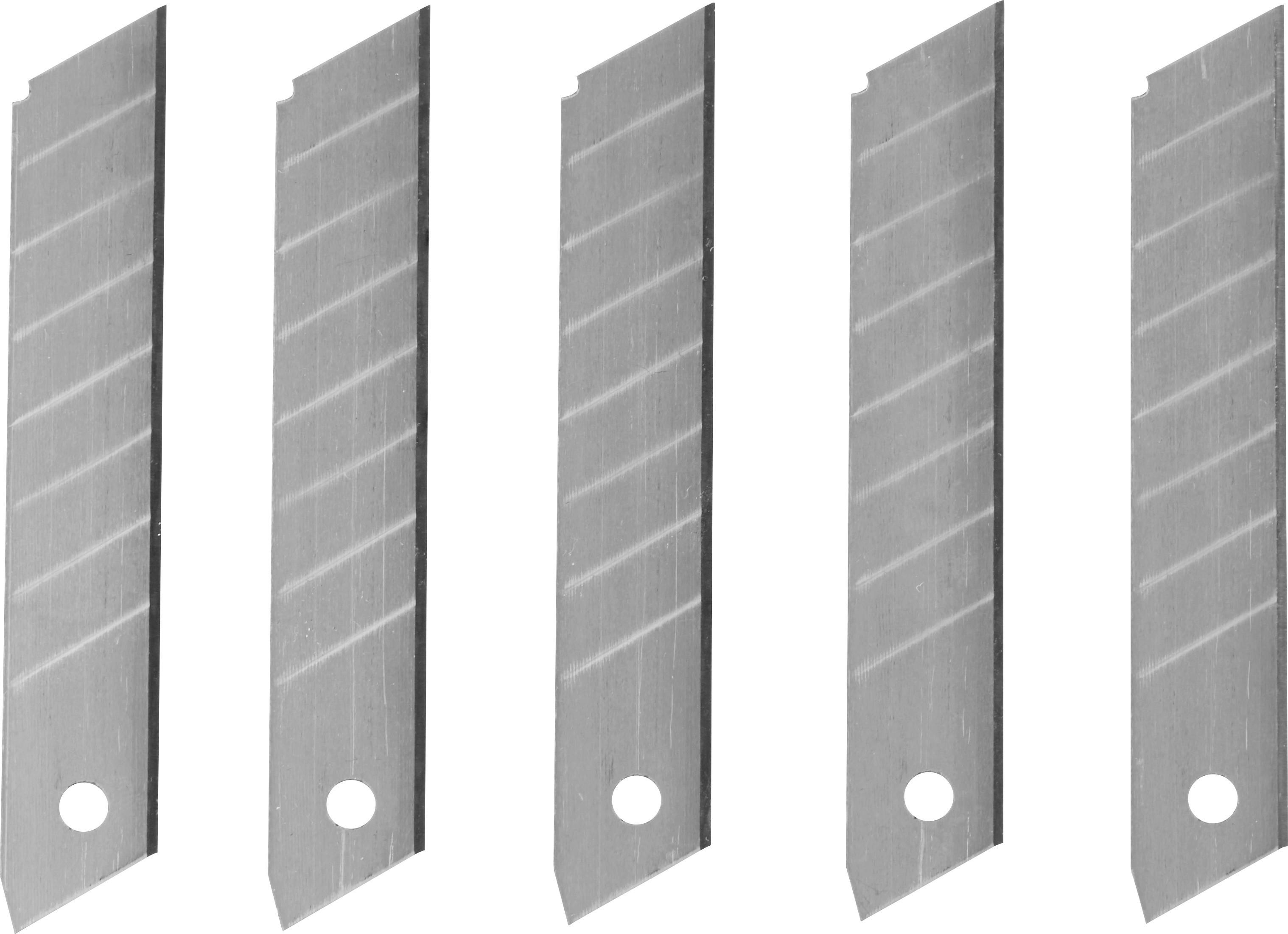 Ersatzklingen-Set 5 Stk. B: 18 mm für Cuttermesser - KONVENTIONELL, Metall (1,8cm)