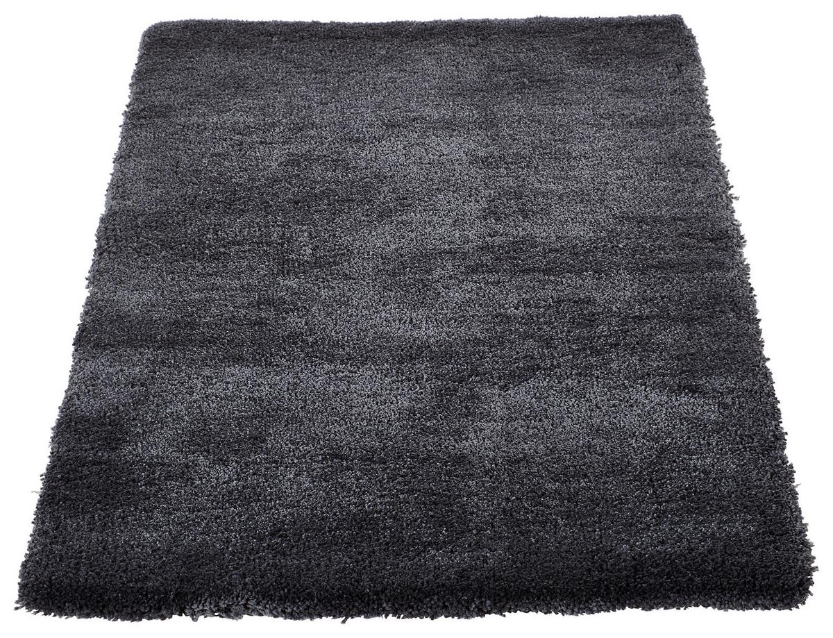 Hochflorteppich Relaxx Dunkelgrau 70x140 Cm - Dunkelgrau, Basics, Textil (70/140cm) - Esprit