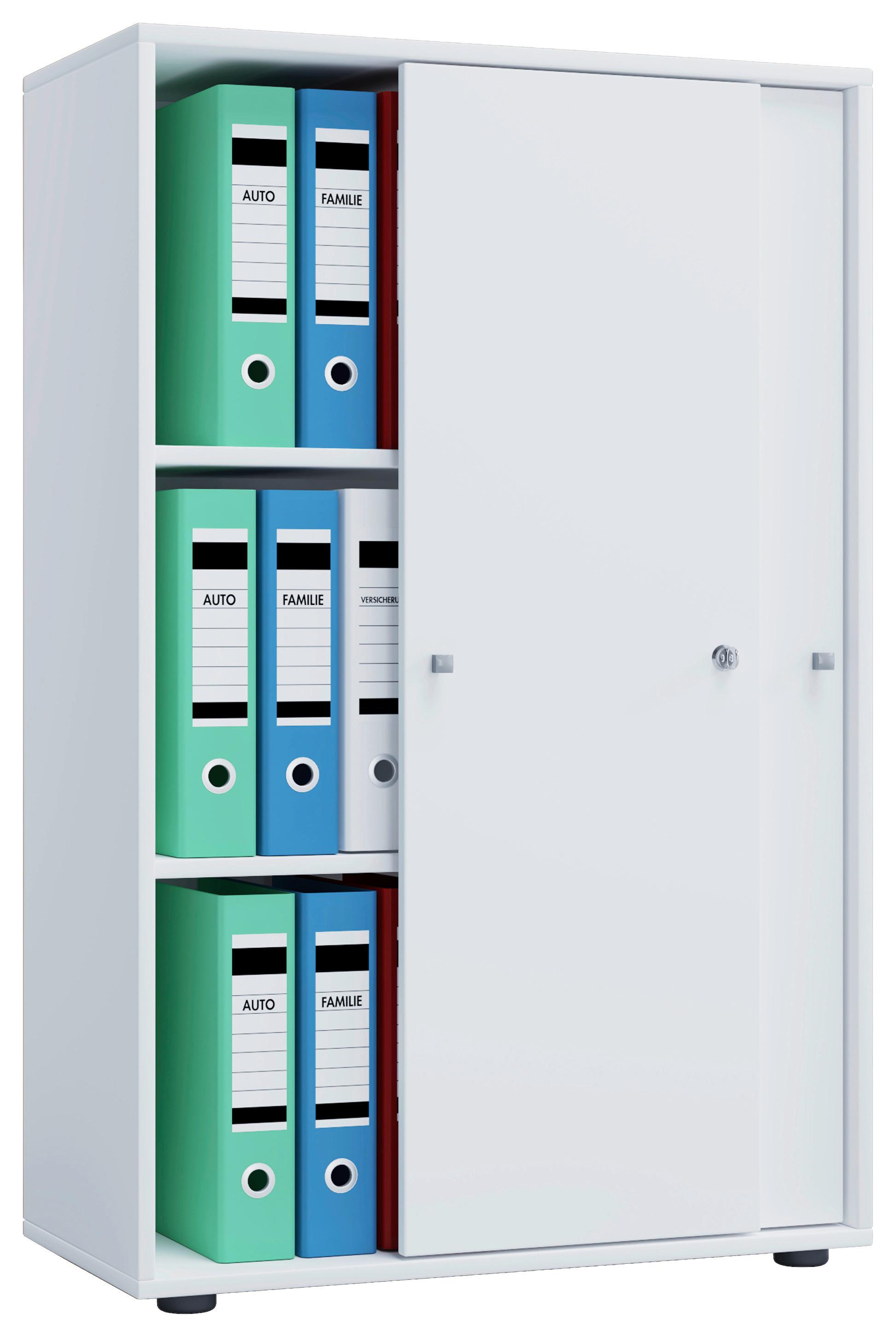 Aktenschrank versperrbar Lona XL Weiß B 70 cm