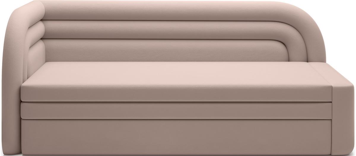 Récamiere Fabillo Beige B: 86 cm - Beige/Schwarz, Design, Textil (86/80/223cm) - MID.YOU