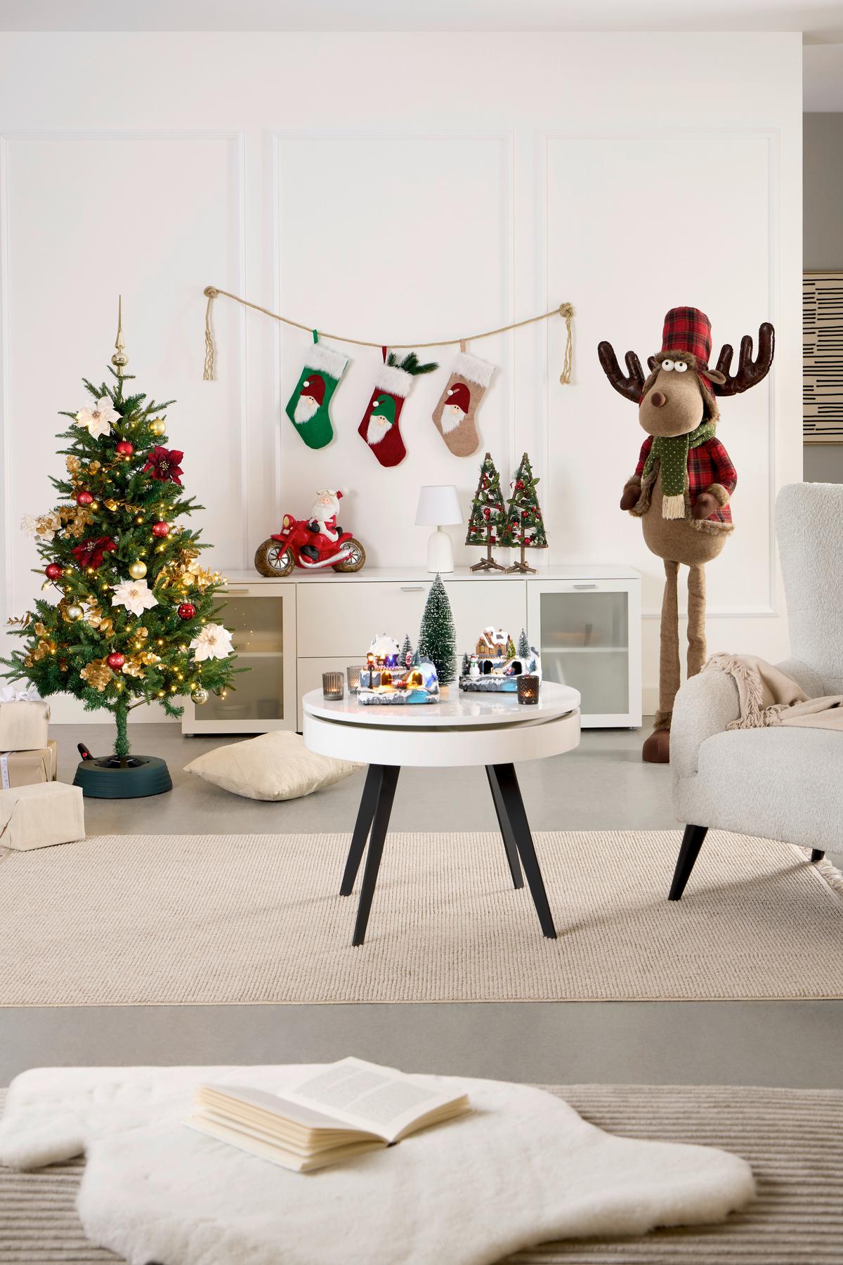 Christbaumkugel-Set Lisa - Rot, KONVENTIONELL, Kunststoff - Luca Bessoni